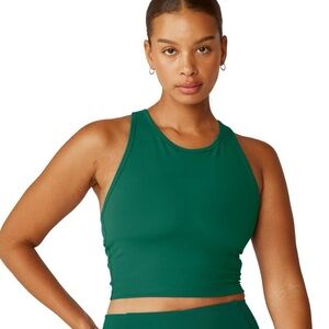 NWT Beyond Yoga Studio Tank Eden Green Camo Jacquard Size Medium